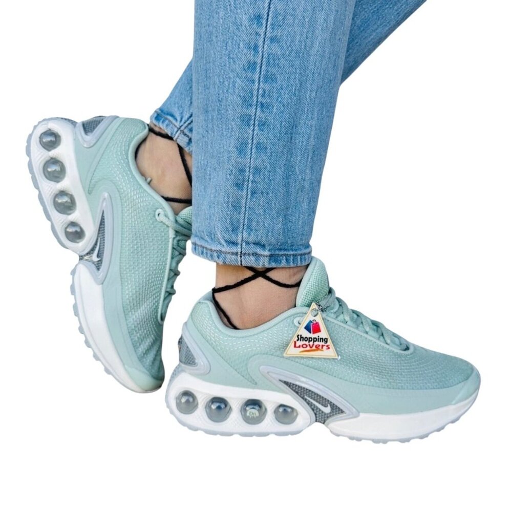 Women's Nike Air Max DN SE Sneakers Seafoam Mint Green HJ9636-001 Multi Sz NEW - Picture 2 of 13